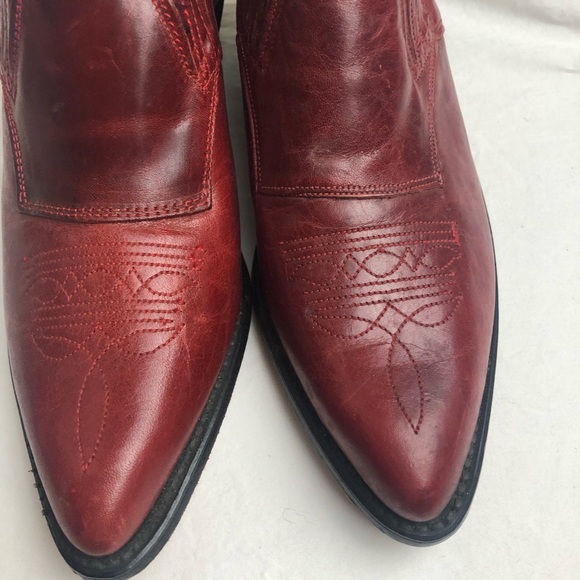 Code Red Genuine Leather booties Sz 5.5 - Picture 2 of 7